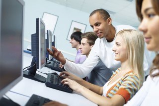 Students Using Computers