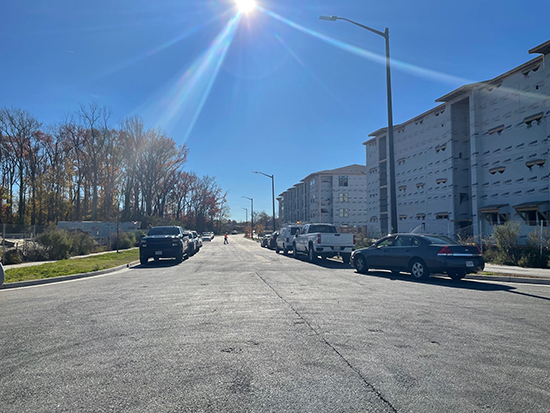 Tolliver Road View from Cul de Sac